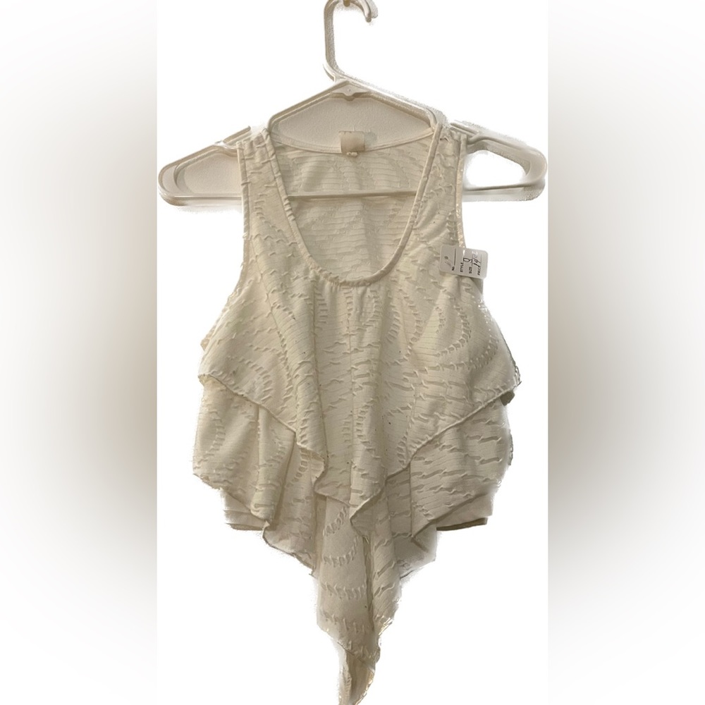Ruffled tank top